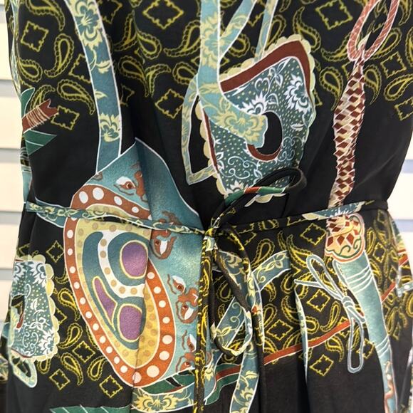 Urban Outfitters Pre loved Multicolored Knee-Length Sleeveless Cocktail Dress - Picture 7 of 12